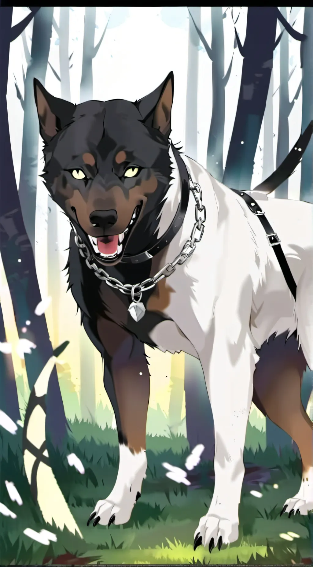 ai character: •LUCIFER• background