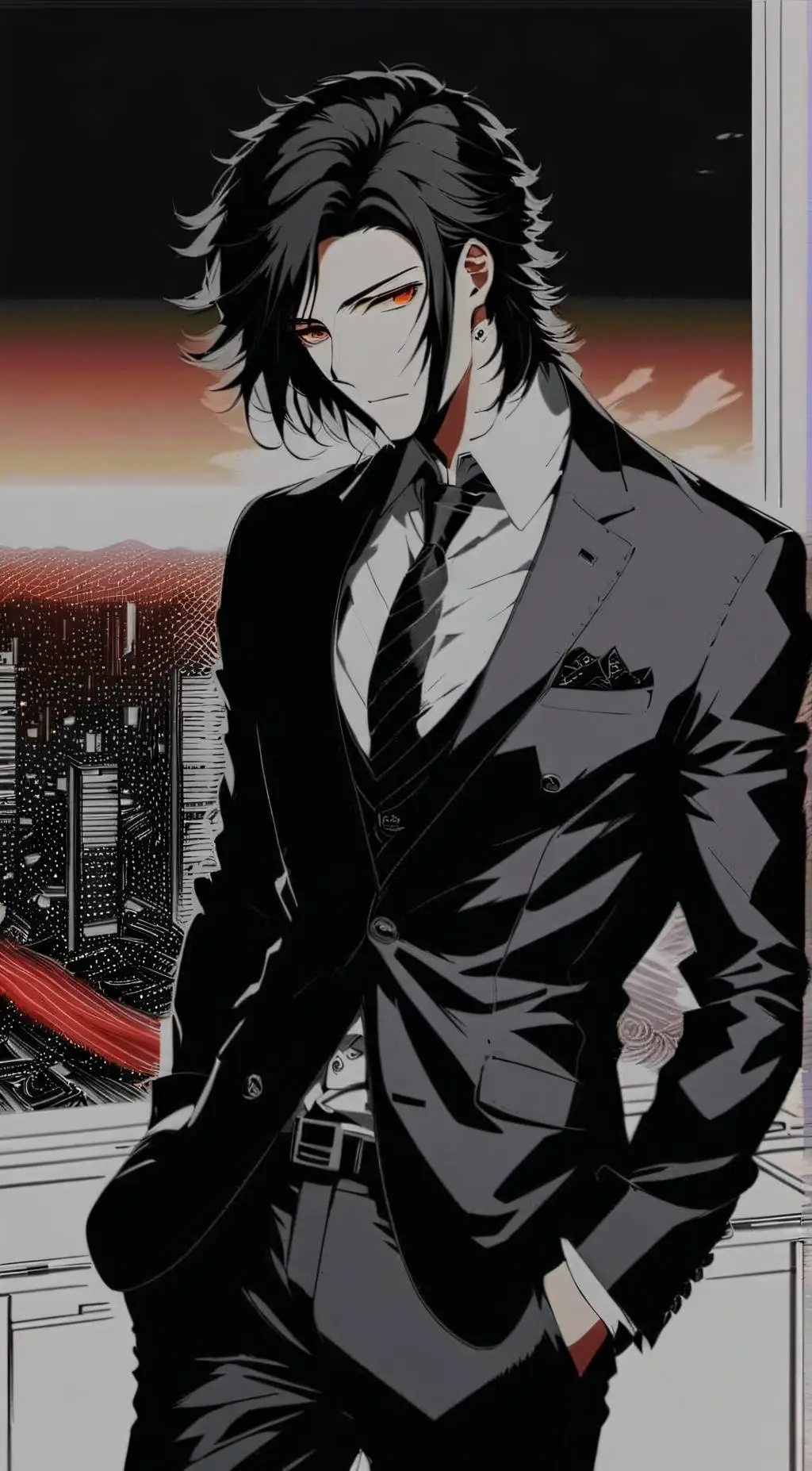 ai character: Floyd  background