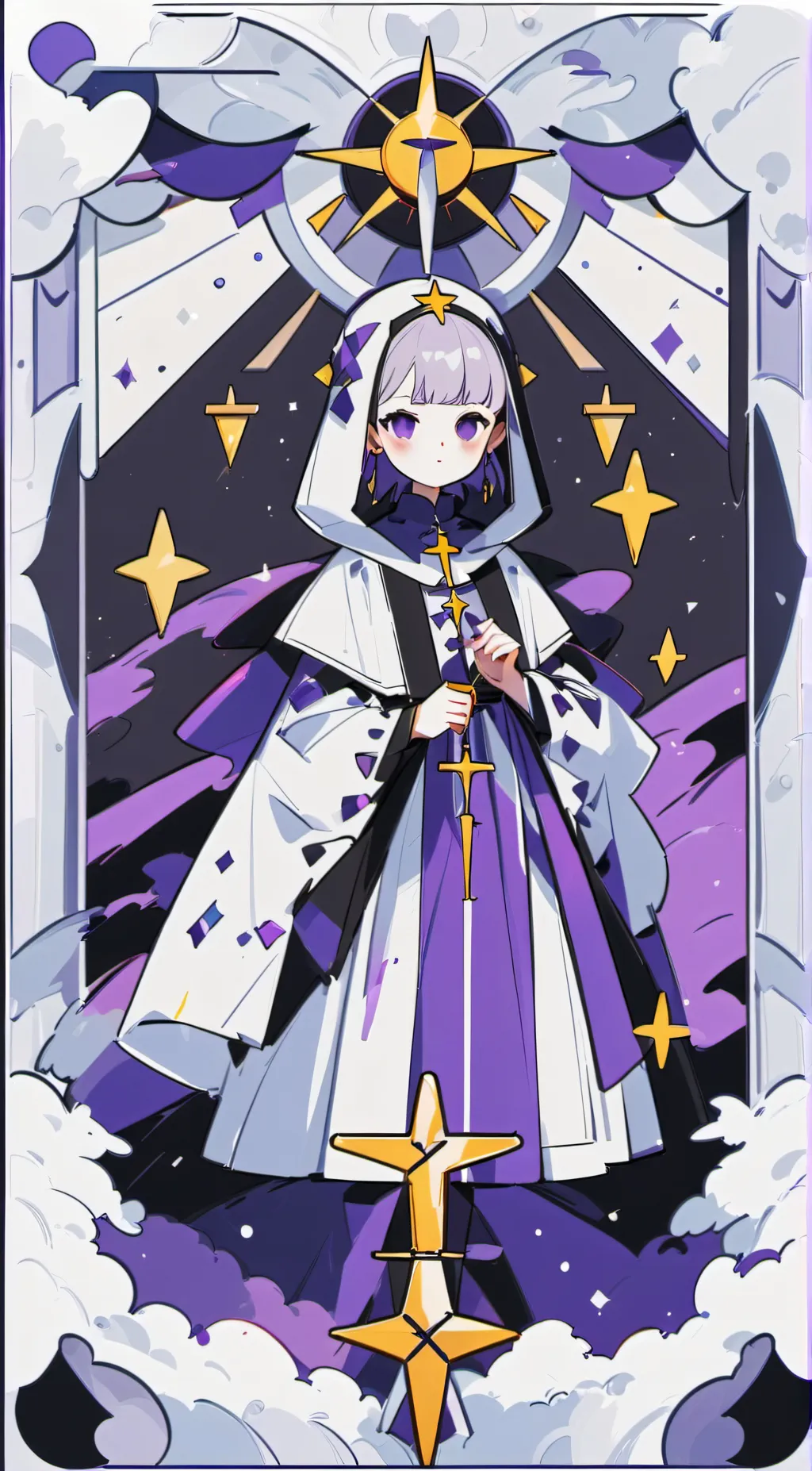 ai character: Moonlight.🌙🌗 background