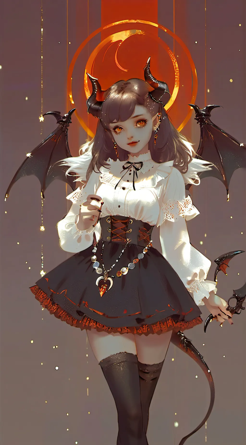 ai character: Habzin prom background