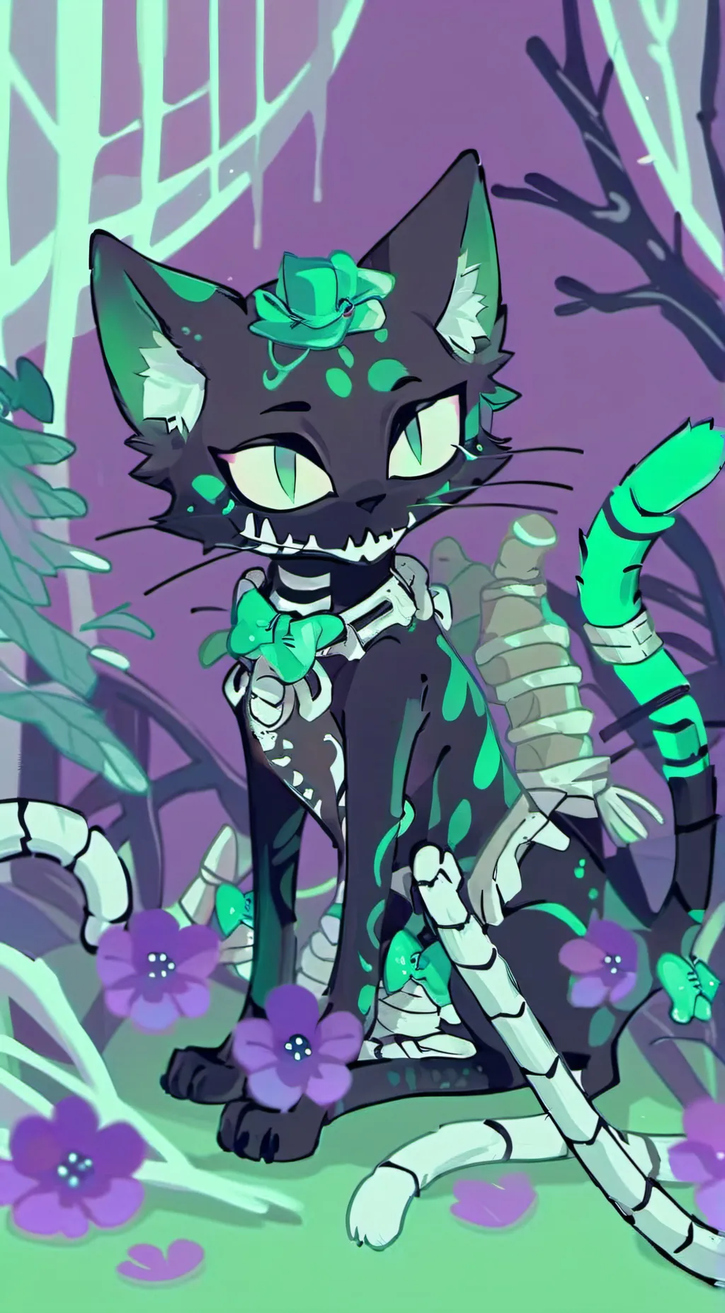 ai character: Jinx! (HH oc!!) background