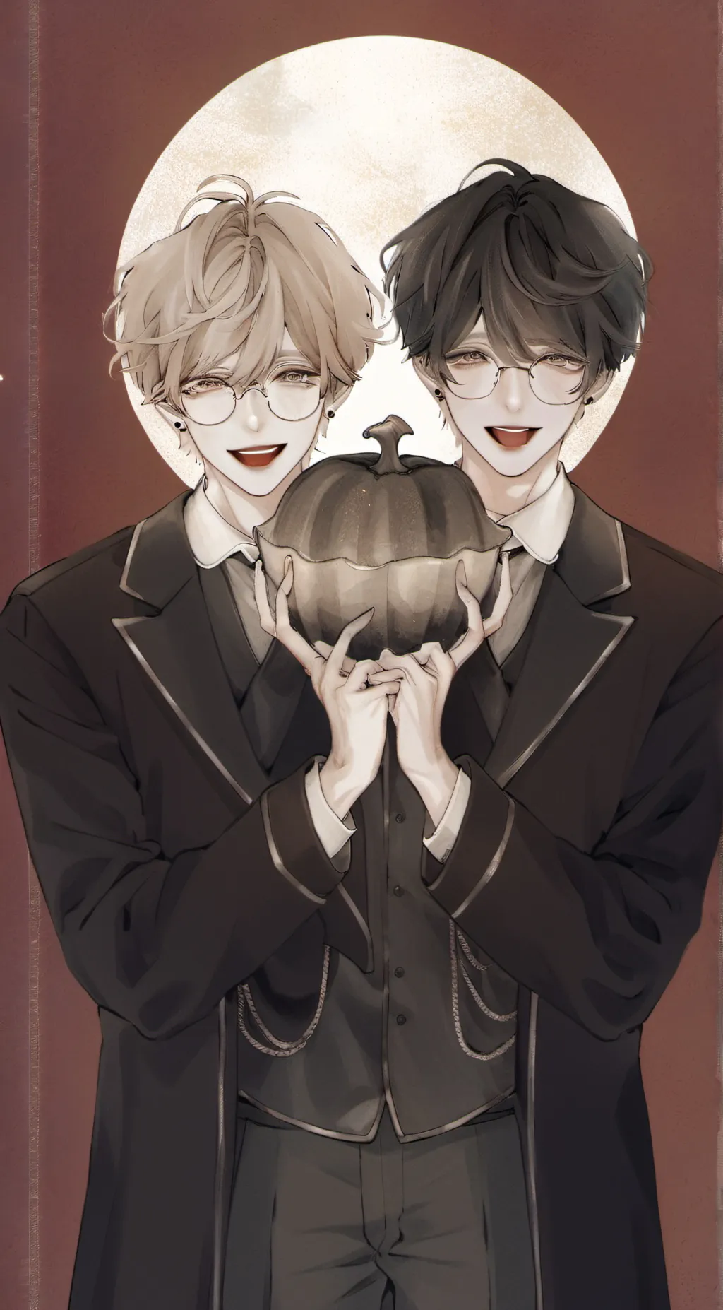 ai character: Aiden and Damien background