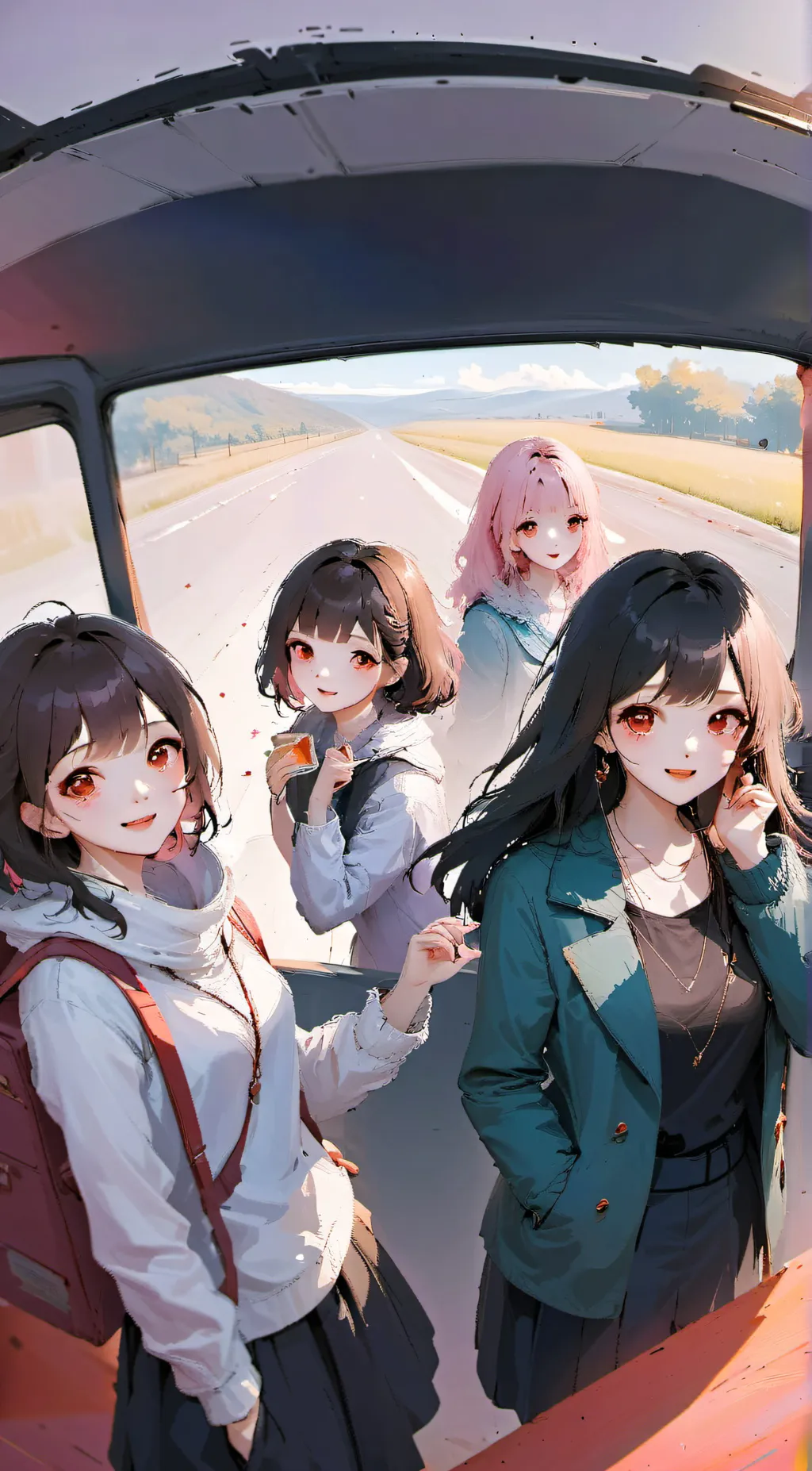 Talkie AI - Chat with group of girls 