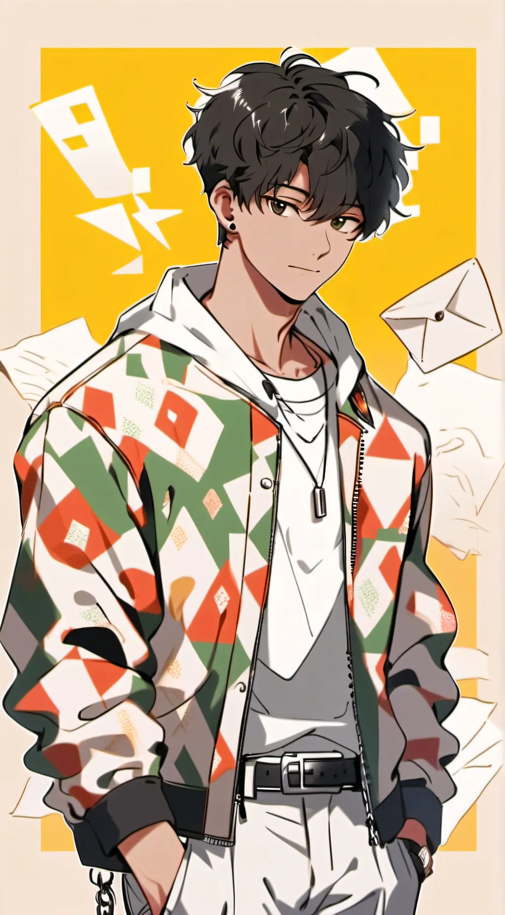 ai character: Lemon background