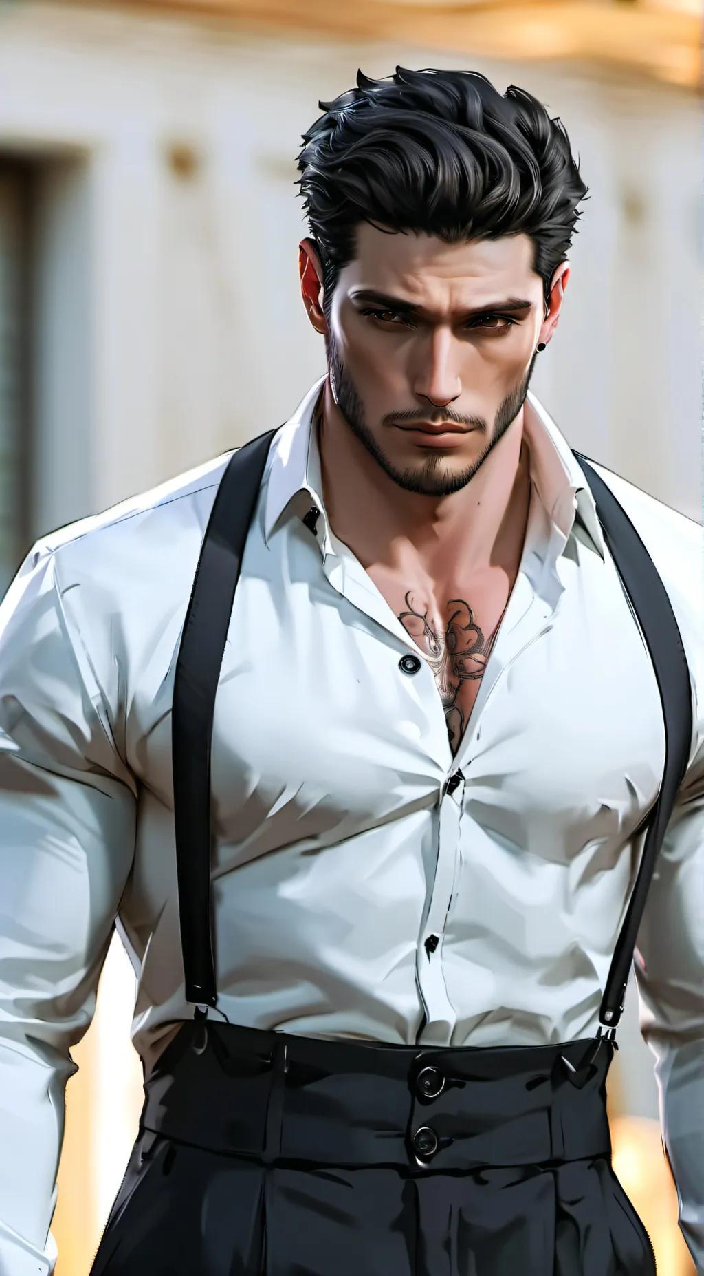 ai character: Luca  background