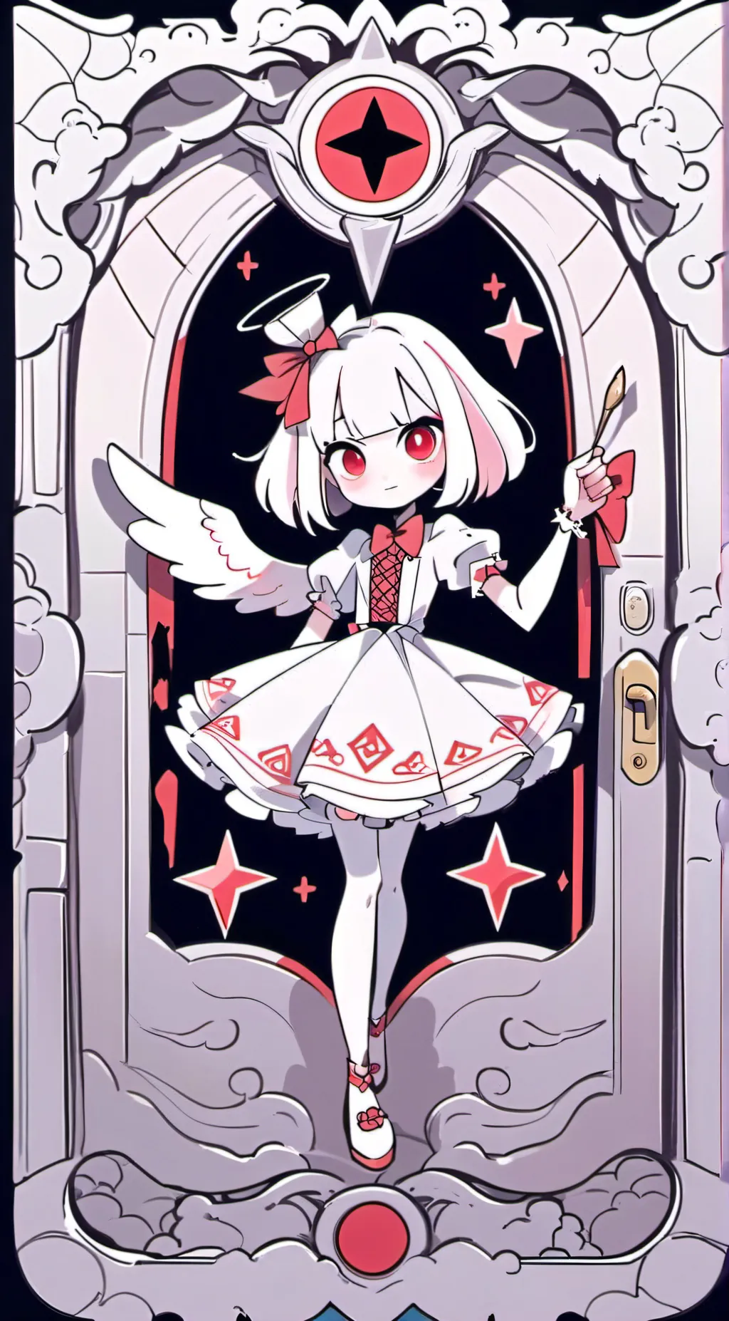 ai character: HH but ur a baby background