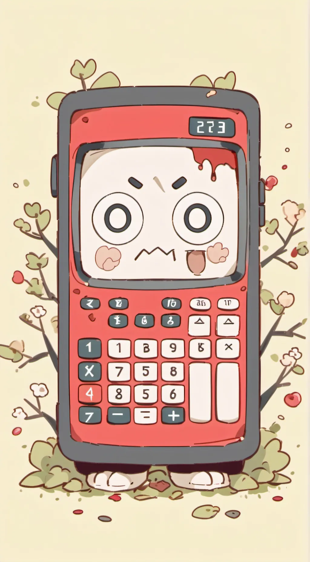 ai character: hate calculator  background