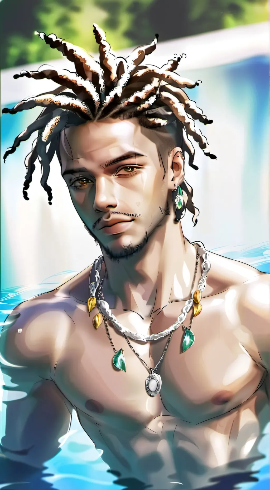 ai character: cachy background