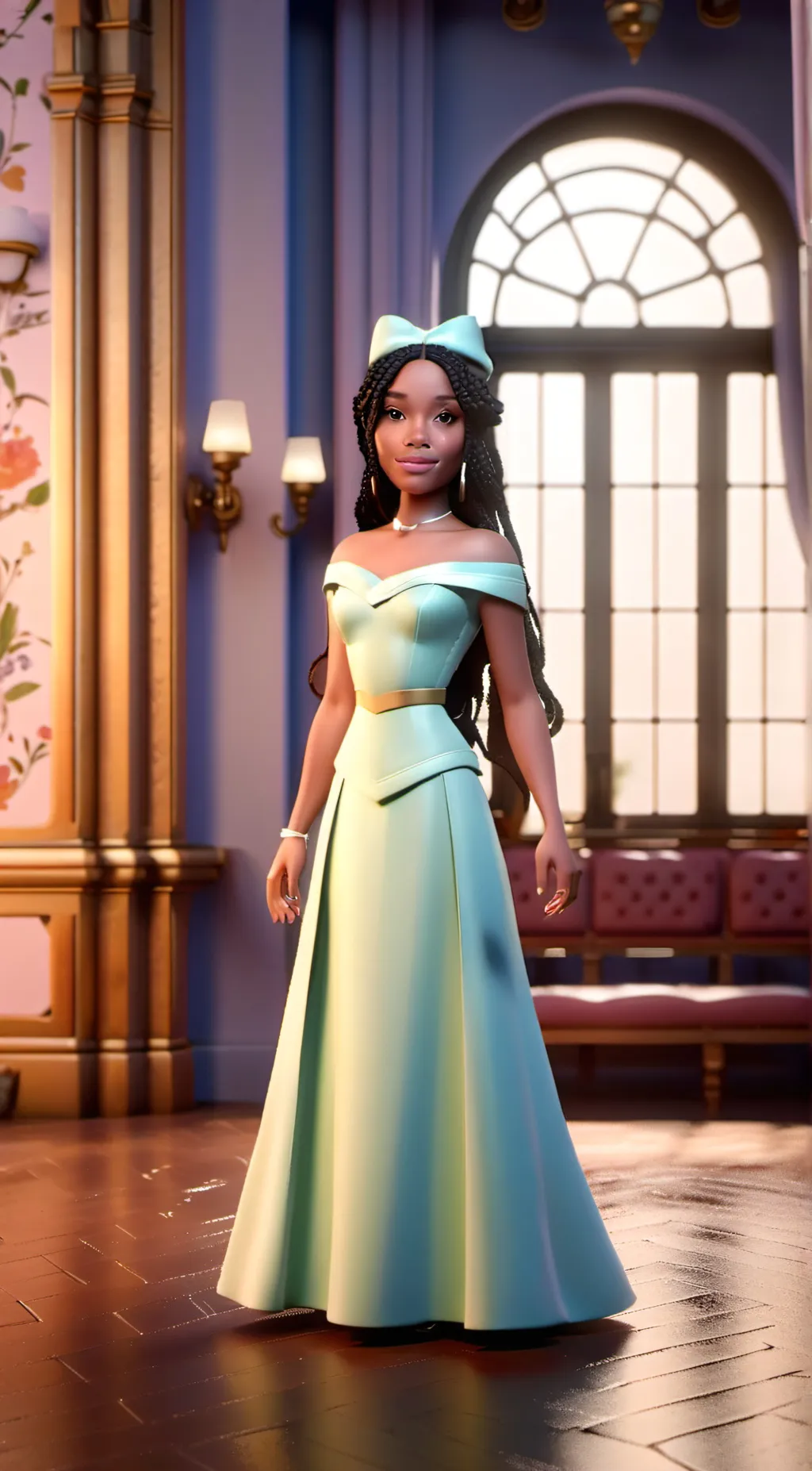 ai character: Aleah  background