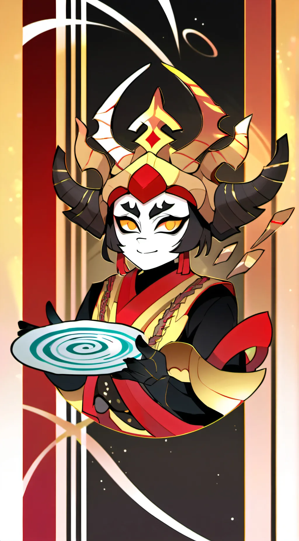 ai character: Husk x MK background