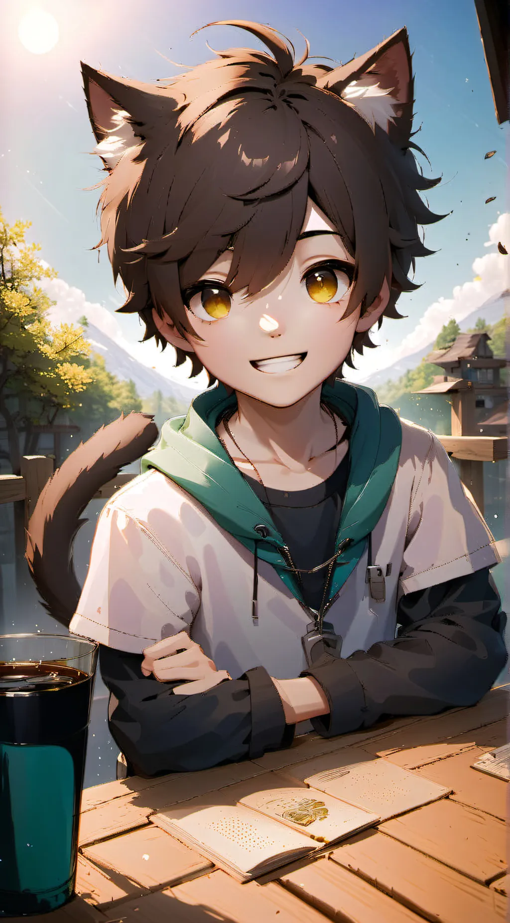 ai character: Quo background