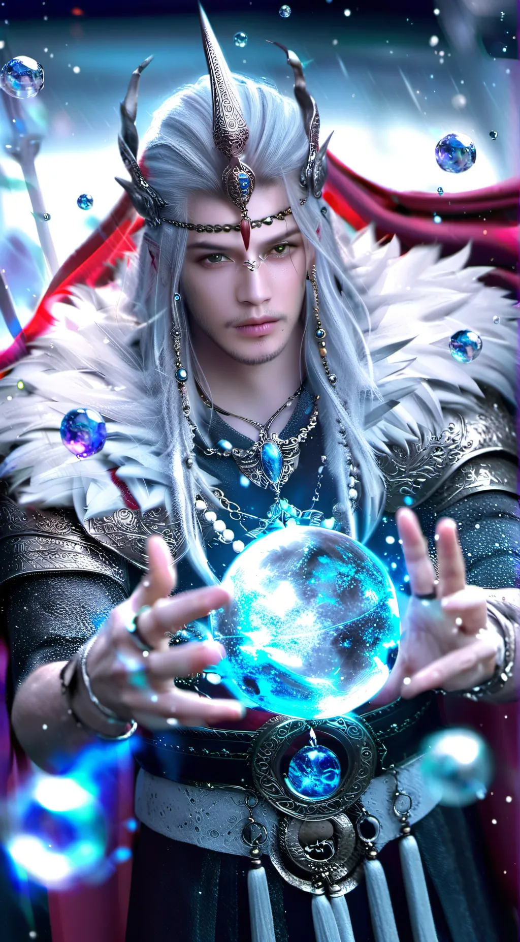 ai character: King Voltz background