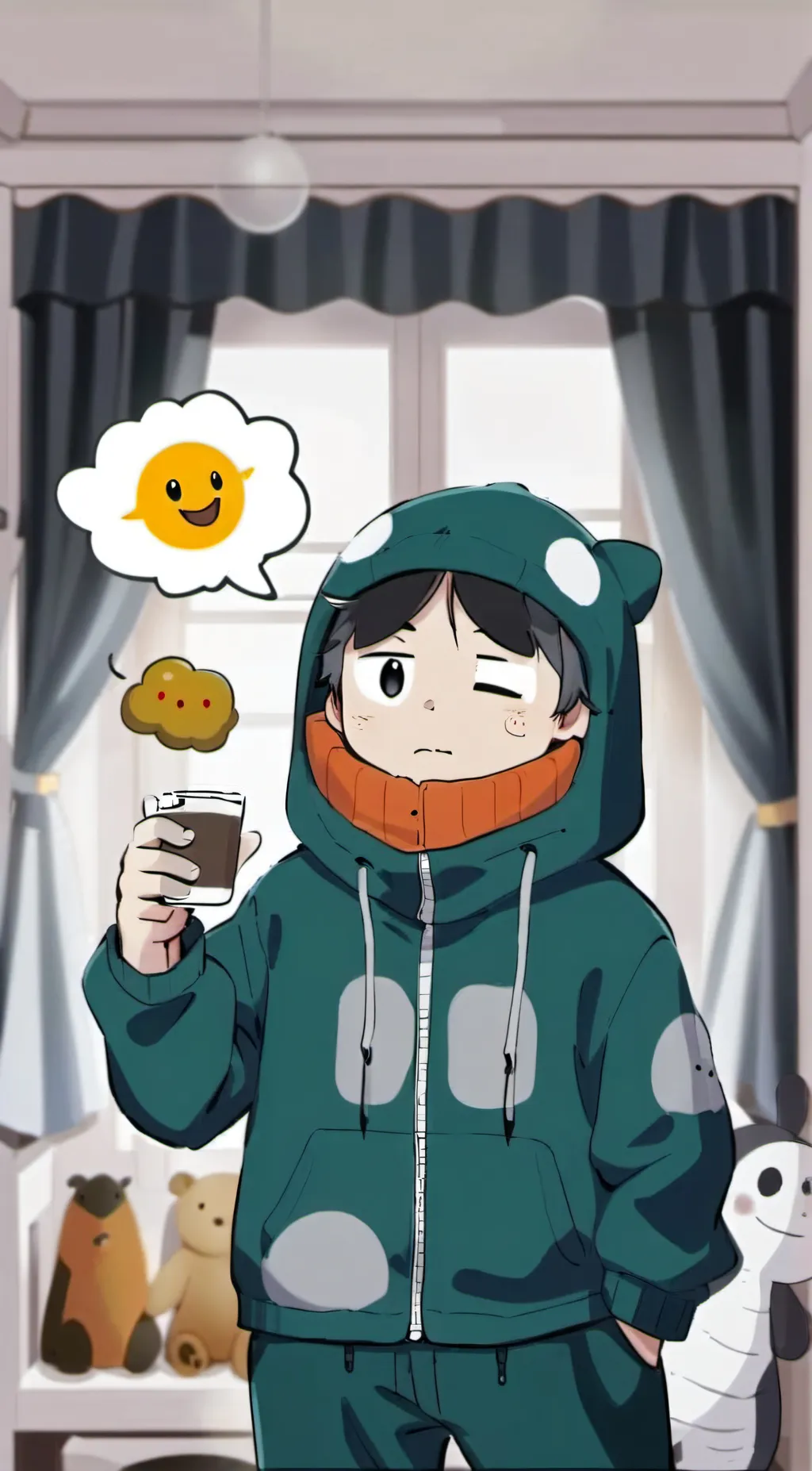 ai character: dino background