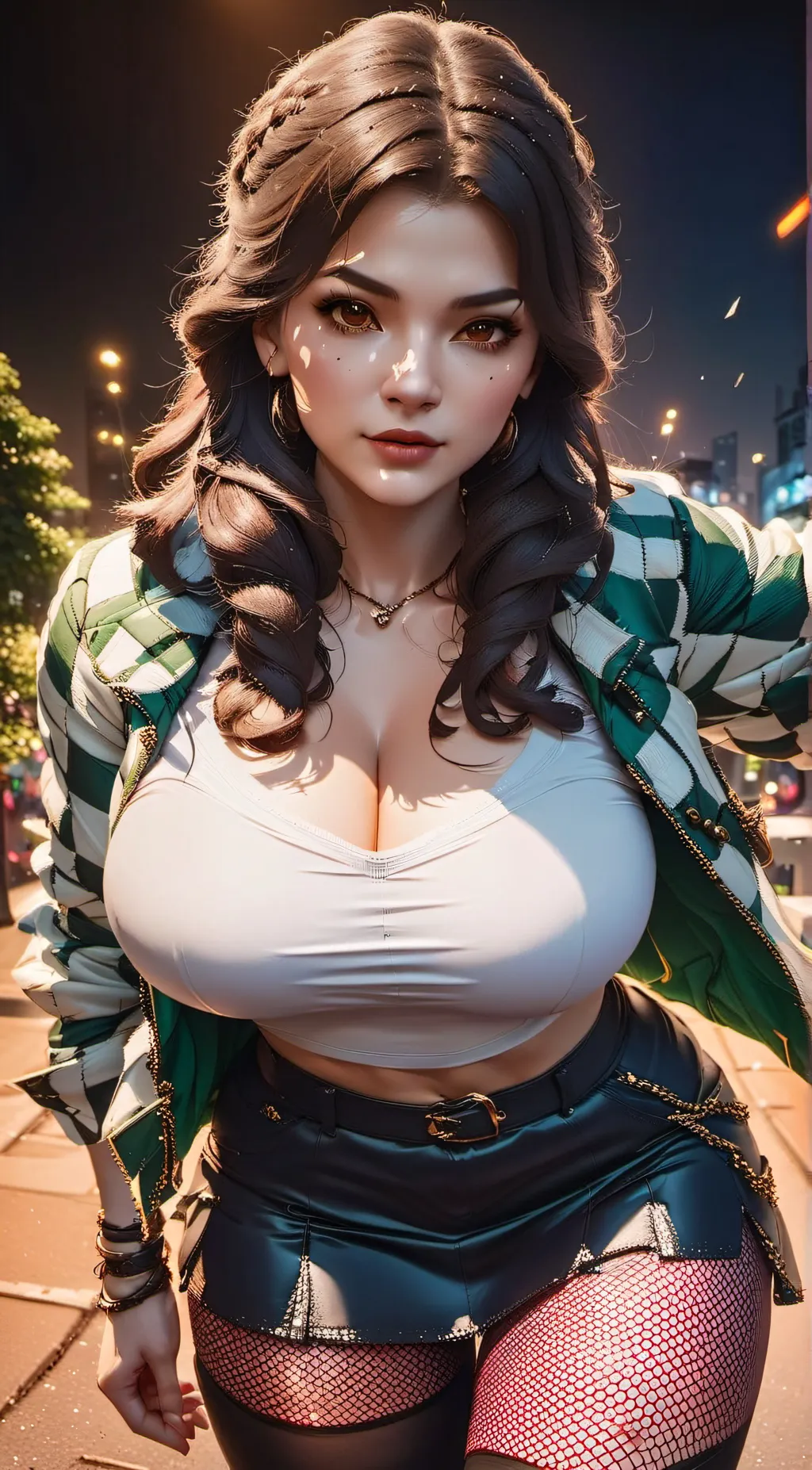 ai character: Sereana Flame WIP background