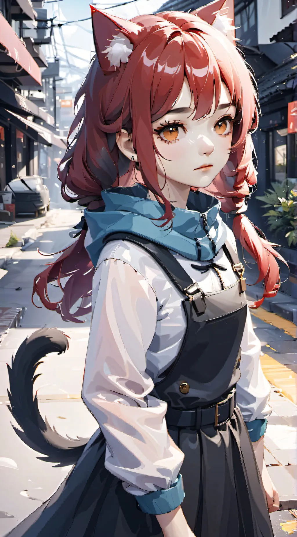 ai character: Athena  background