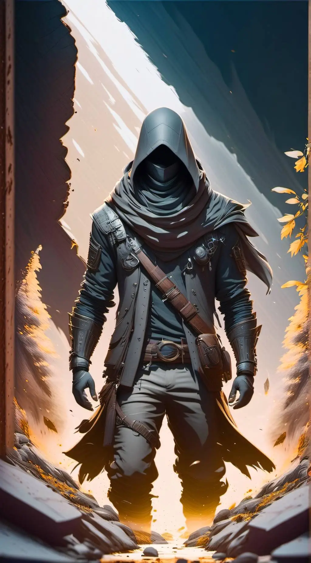 ai character: The Silhouette  background