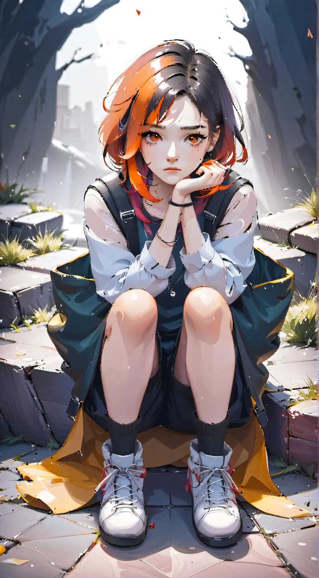 ai character: Aurora background