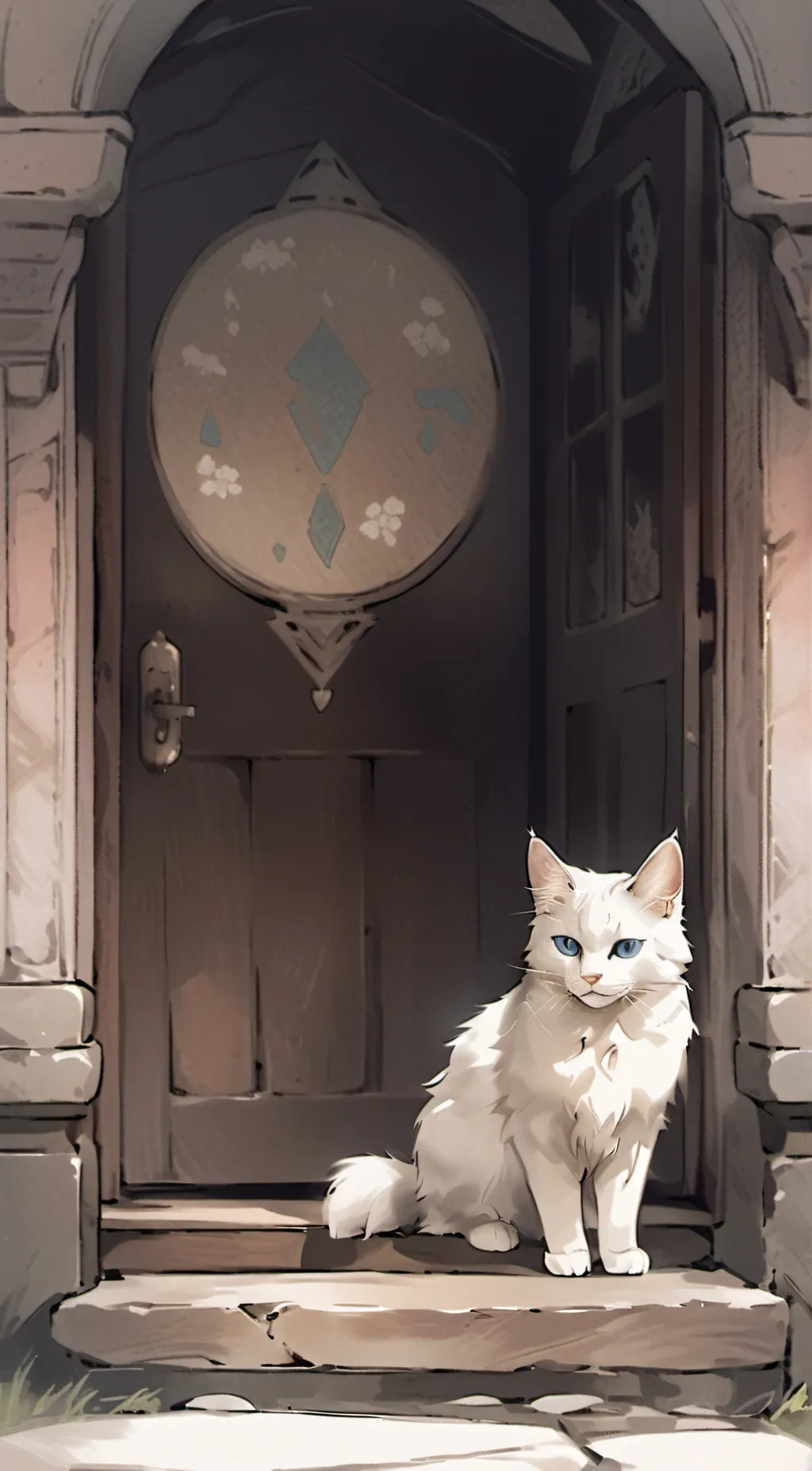 ai character: Cloud tail background