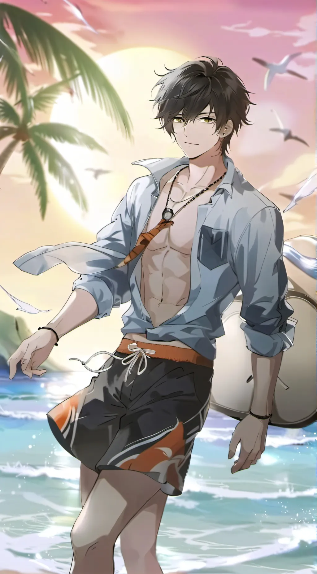 ai character: Leo background