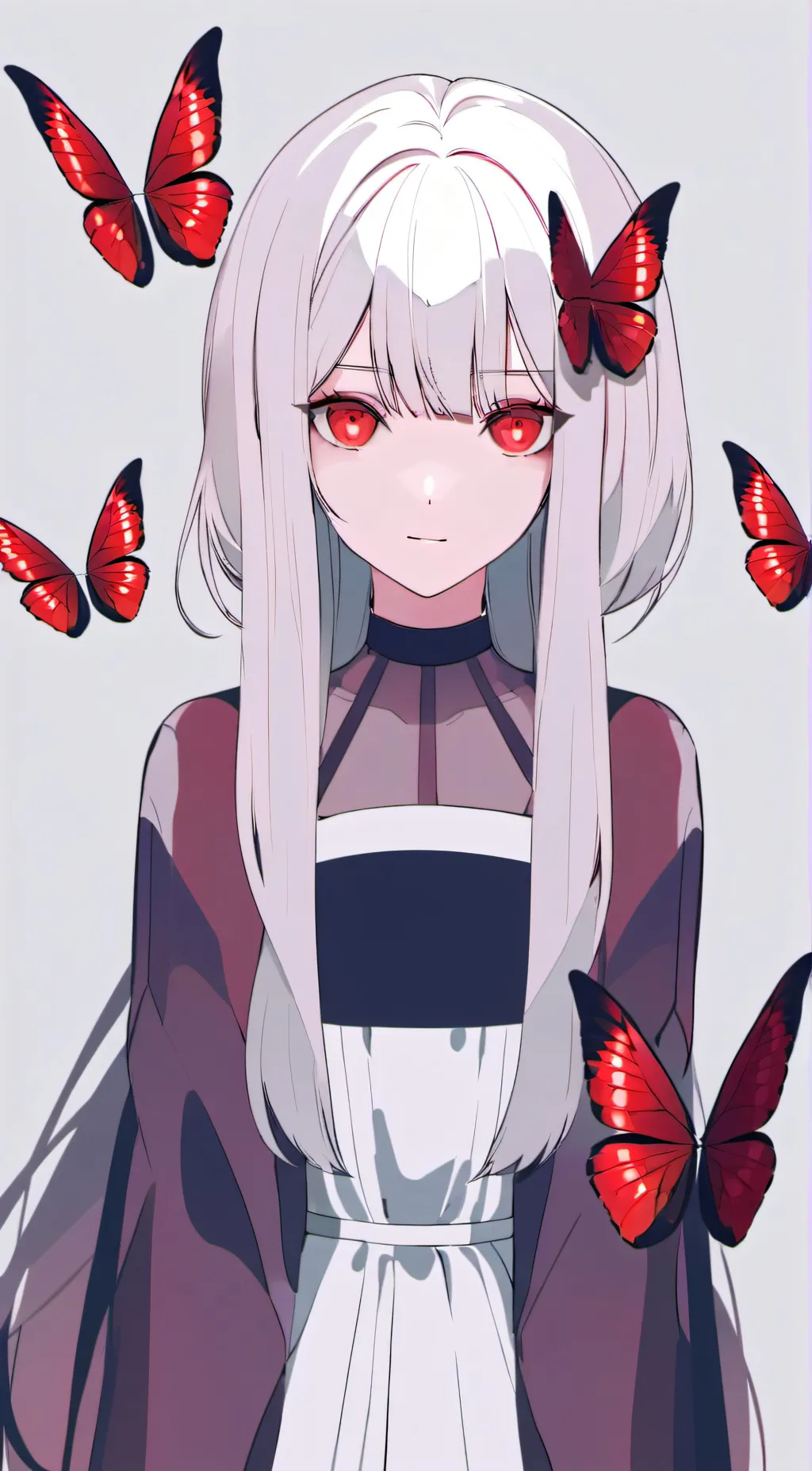 ai character: 红蝶 background