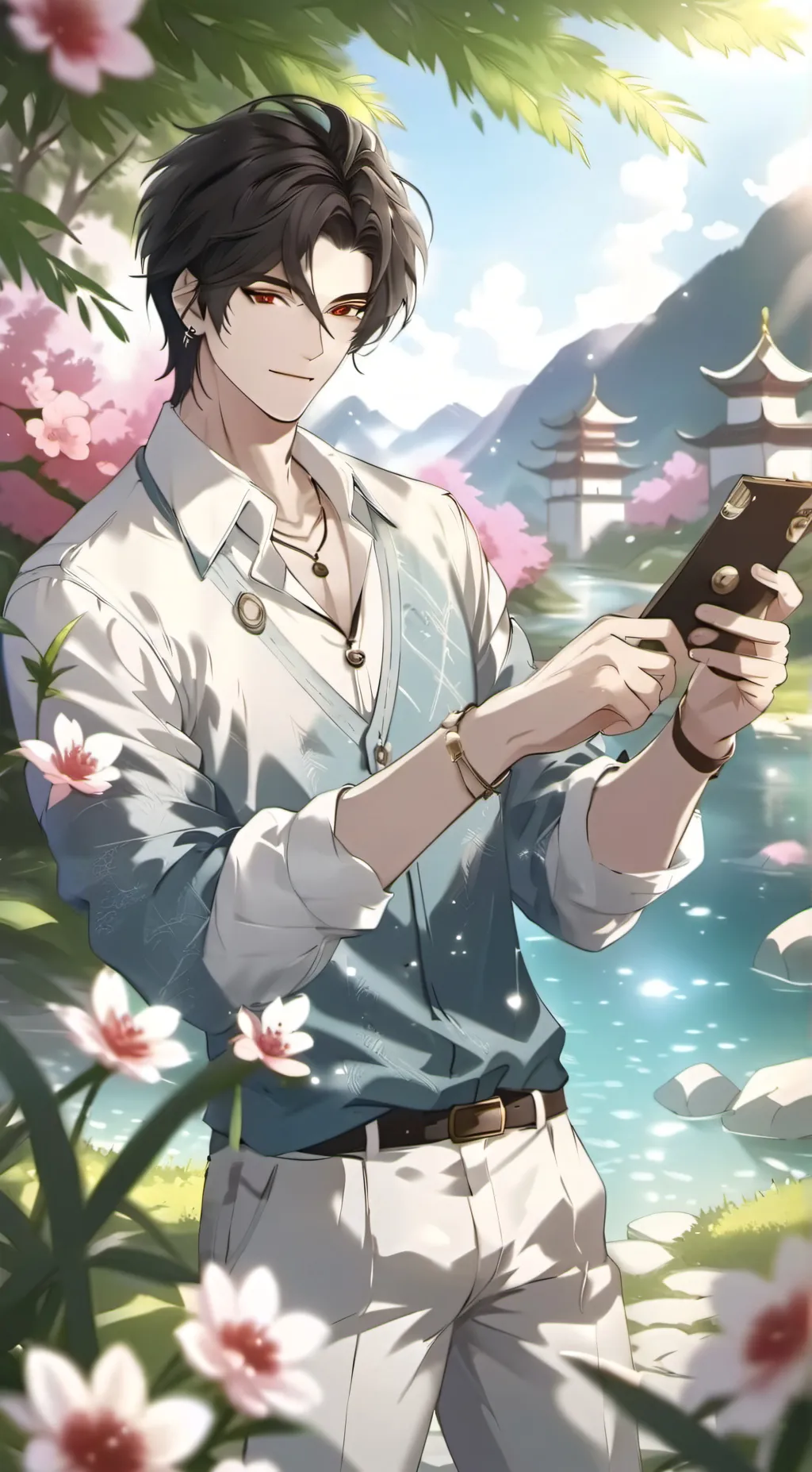 ai character: Noodles 🍝  background