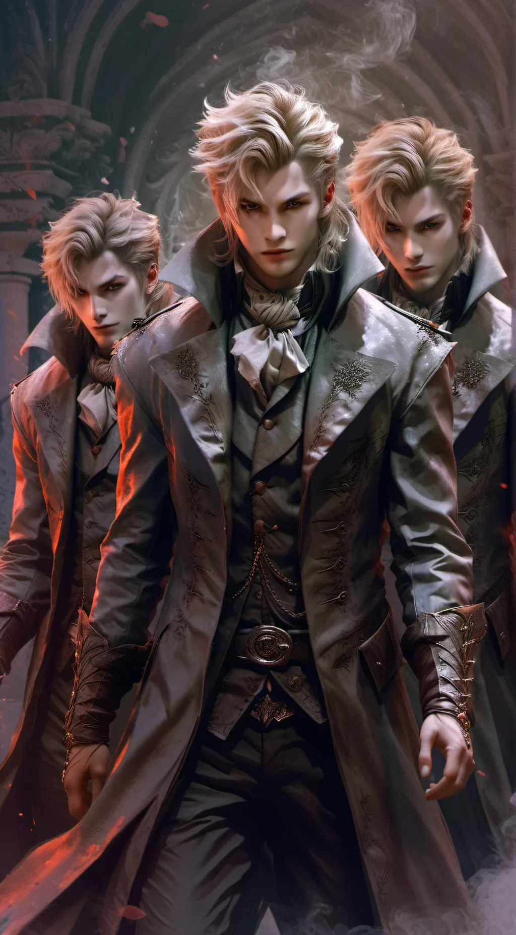 ai character: carlos, mason, Jay background