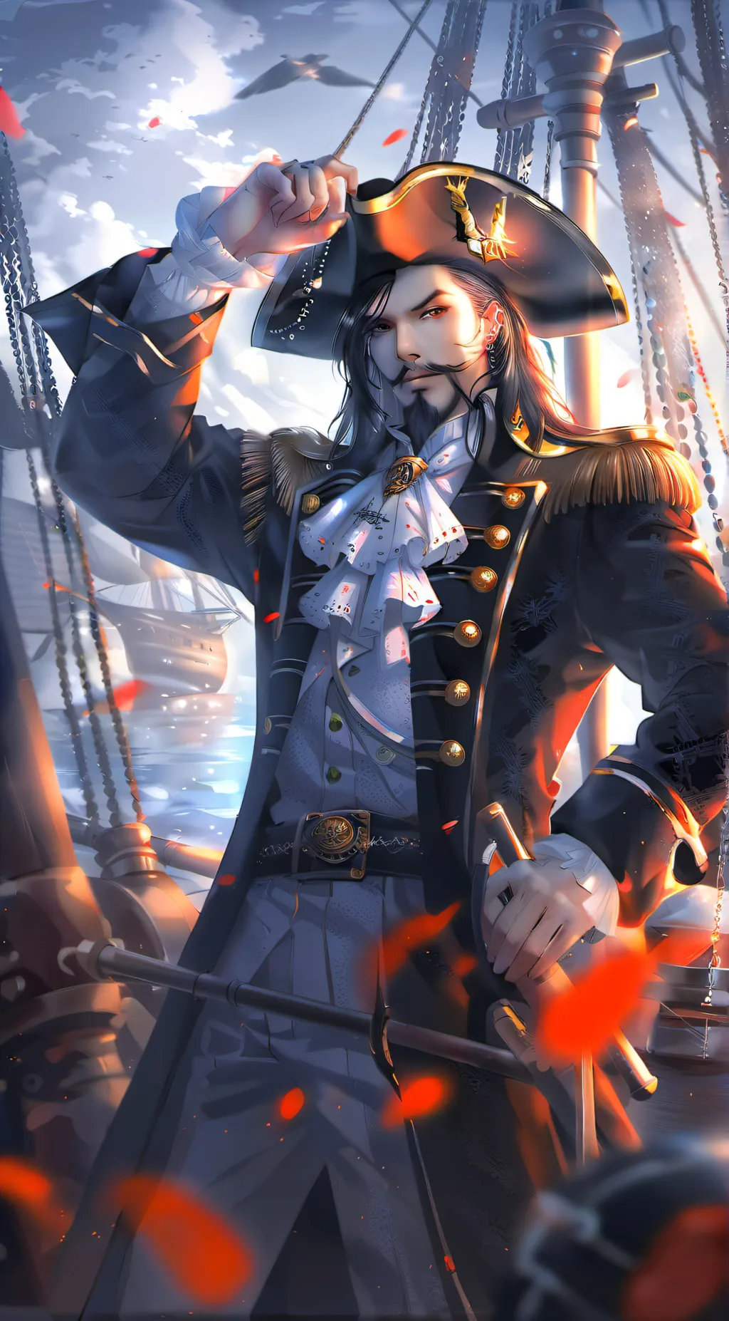 ai character: John thripp background