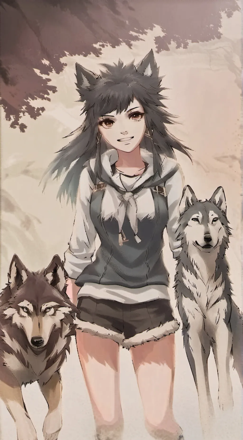 ai character: lily background