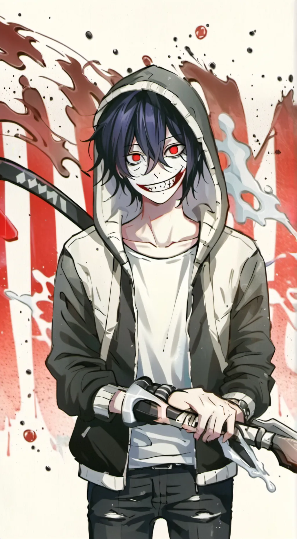 ai character: jeff the killer  background