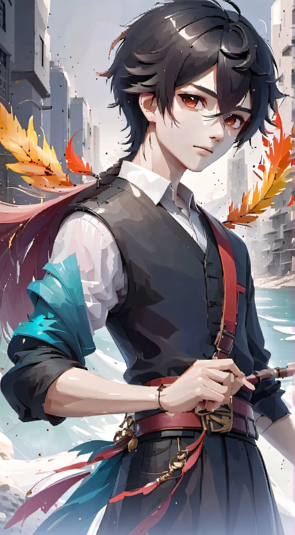 ai character: Anthony  background