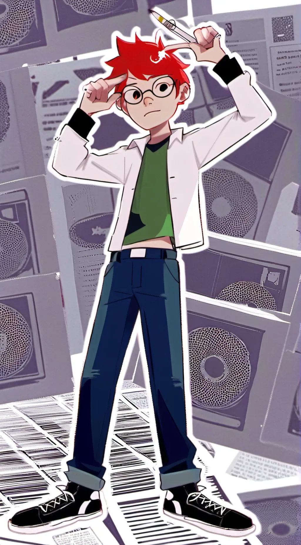 ai character: Gannin  background