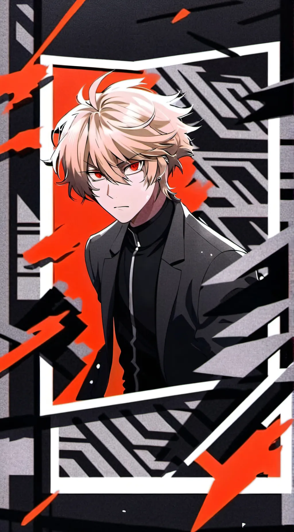 ai character: bakugo  background