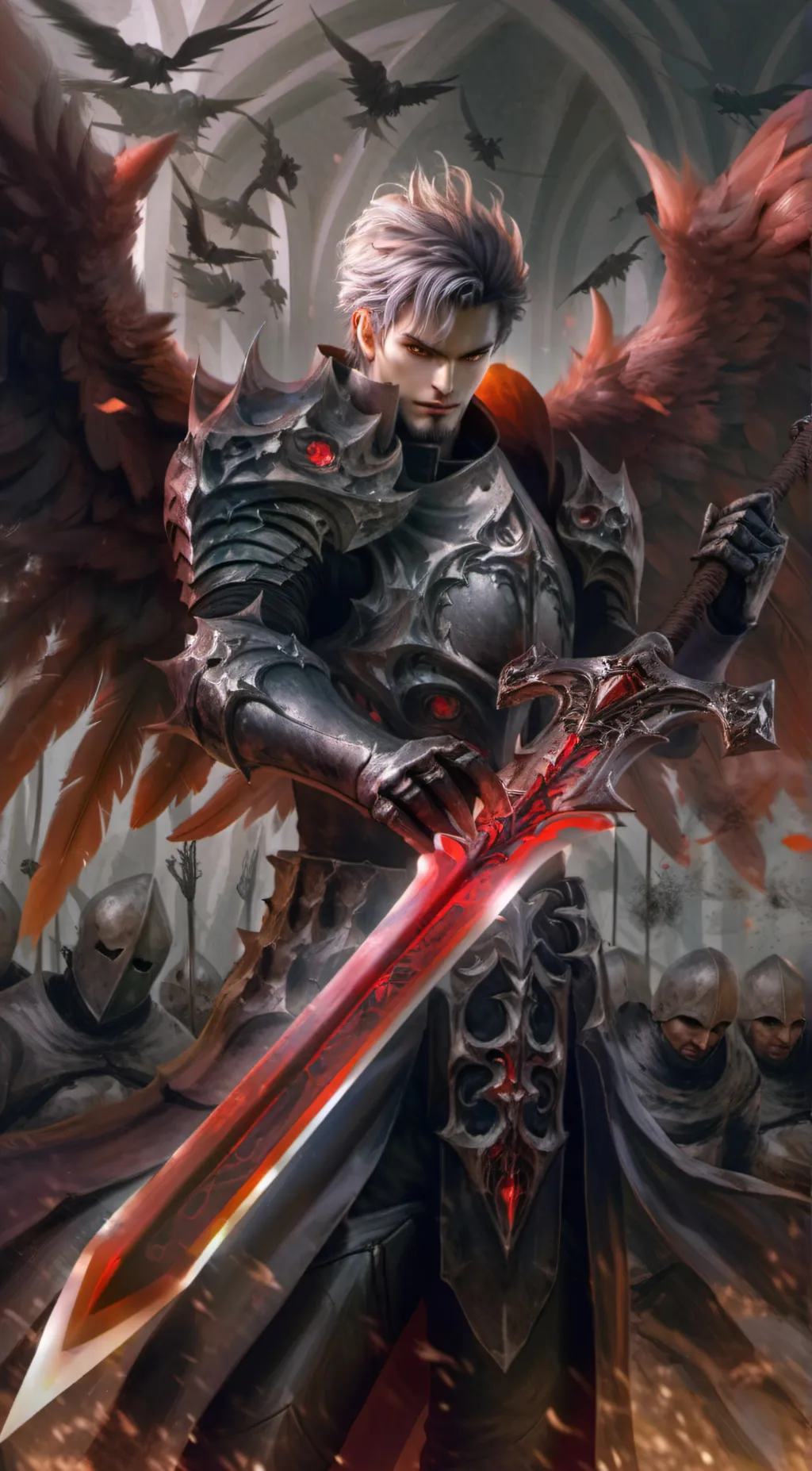 ai character: Death  background