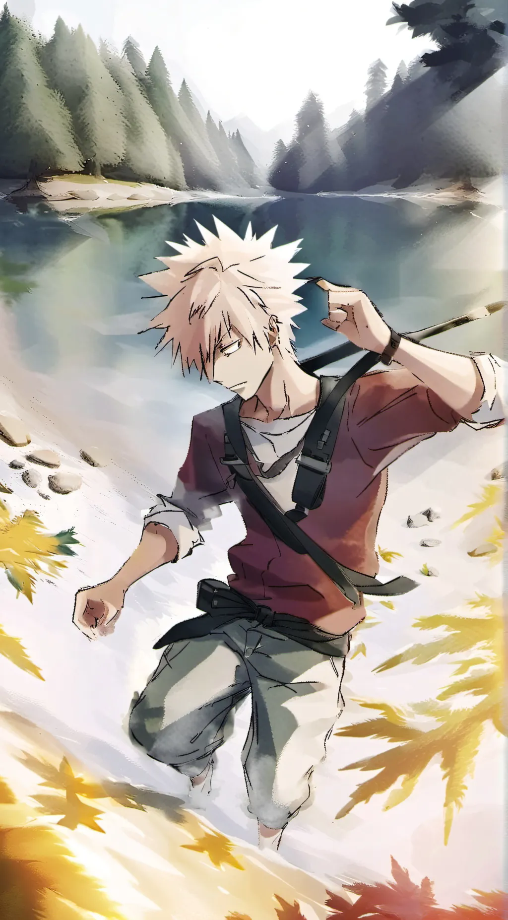 ai character: Bakugo background