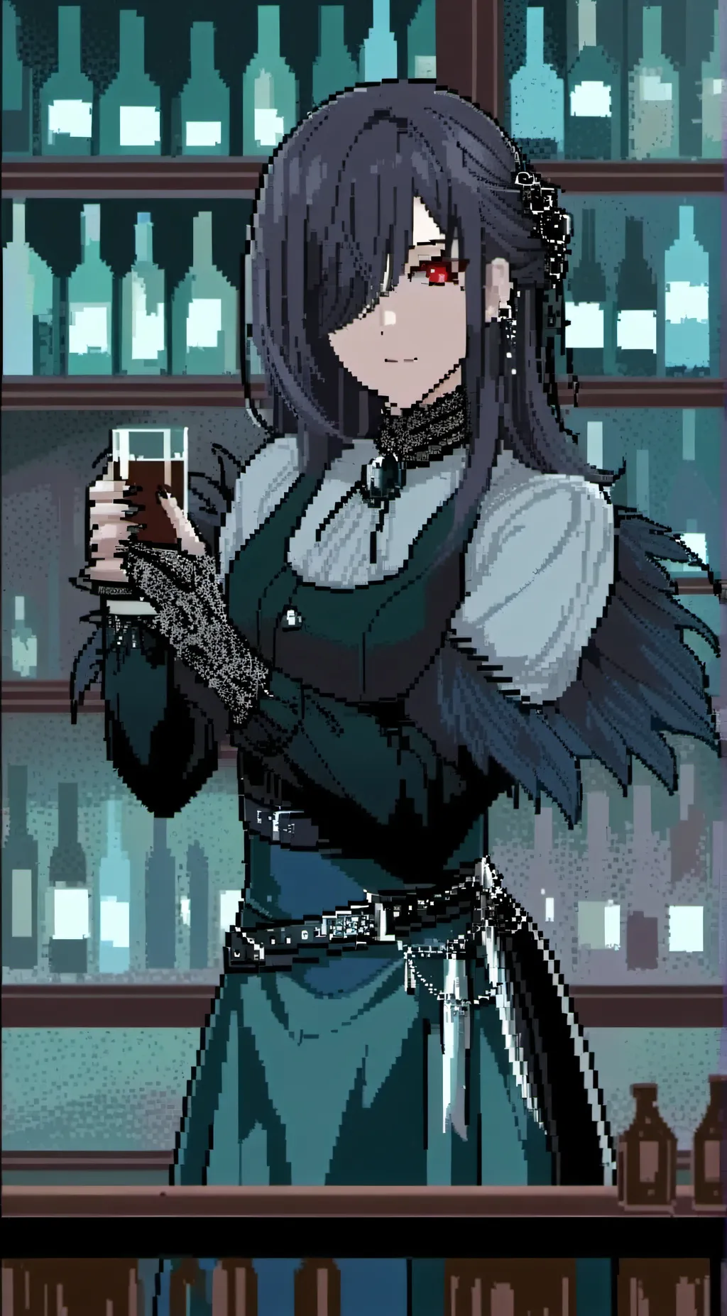 ai character: Peculiar bartender background