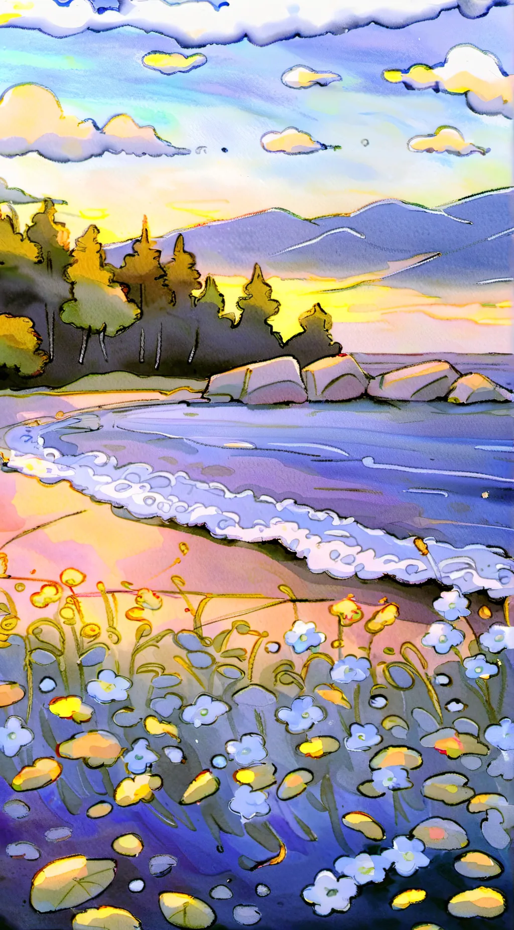 ai character: High school Henry  background