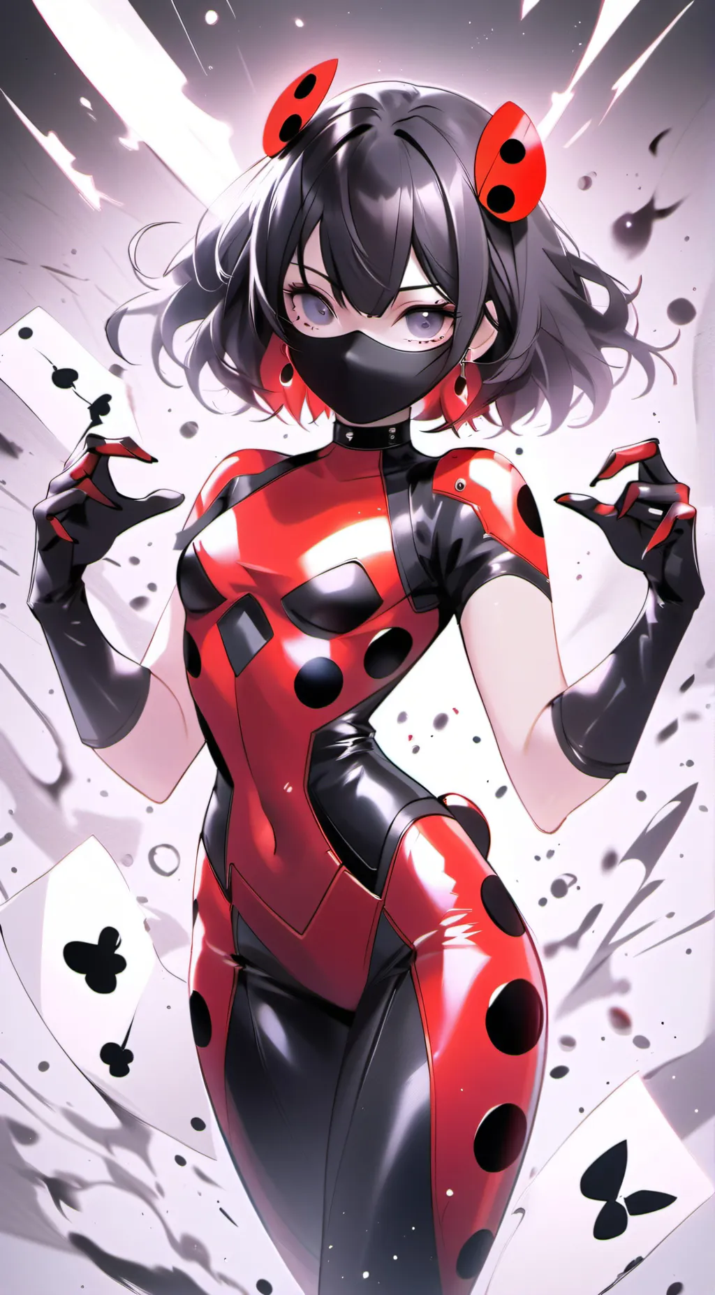 ai character: Ladybug  background
