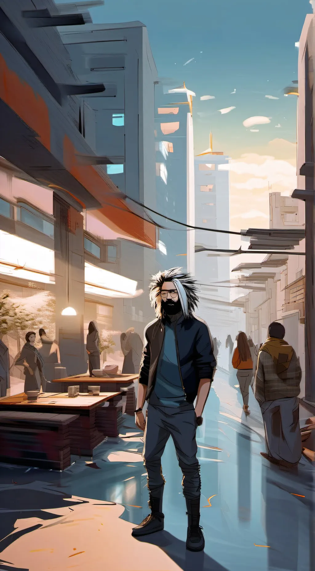 ai character: Mha background