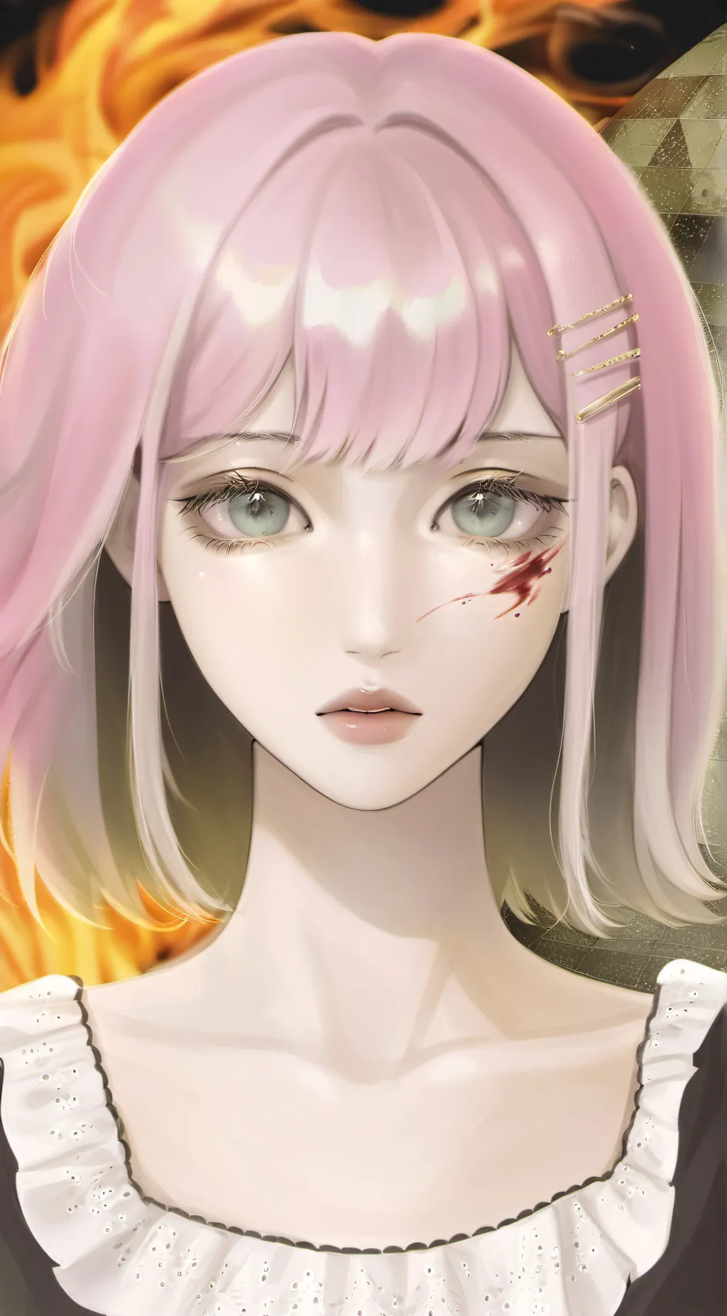 ai character: Junko faruta  background