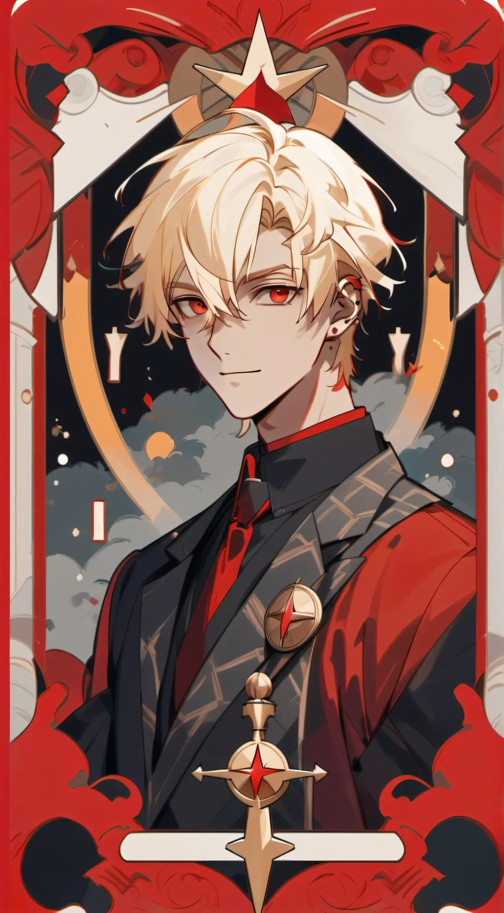 ai character: Katsuki bakugo background