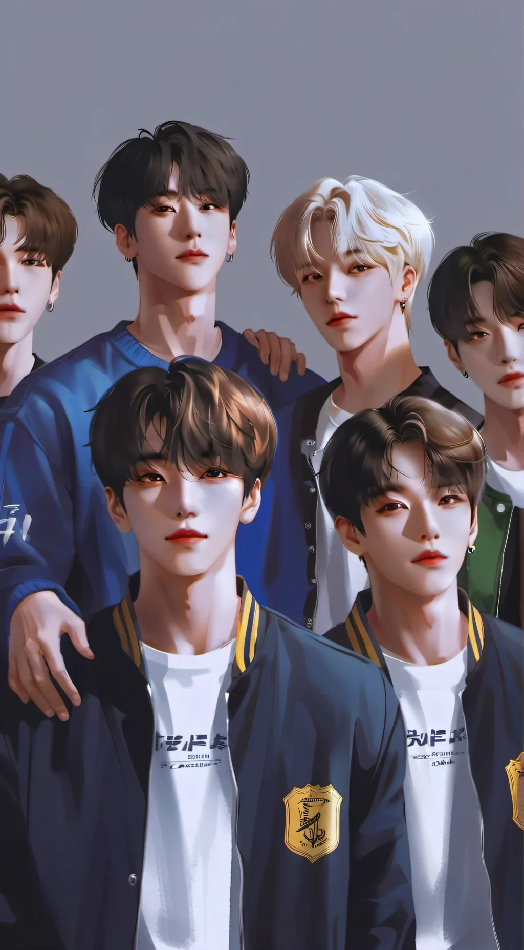 ai character: stray kids background