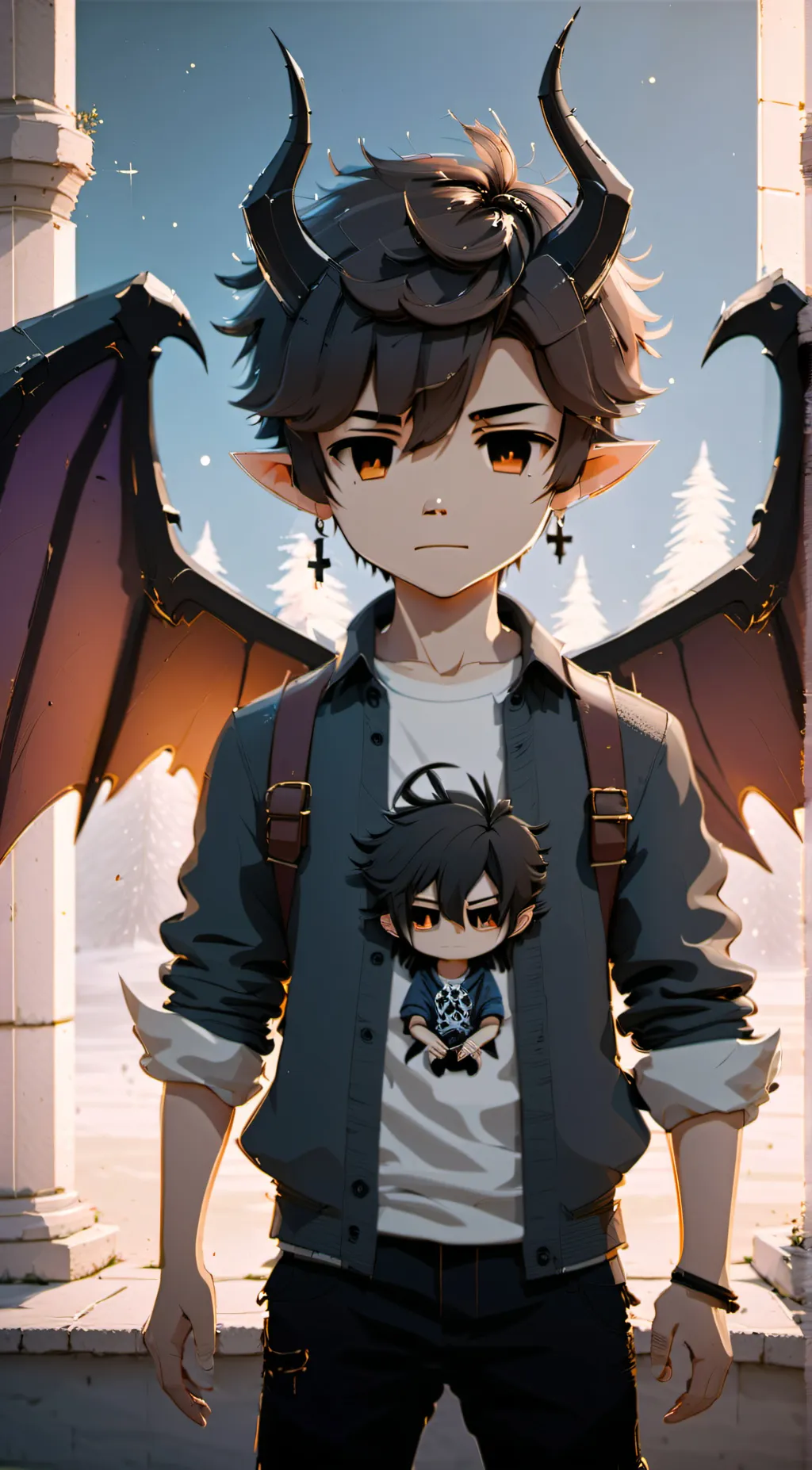 ai character: Milo (tame me) background