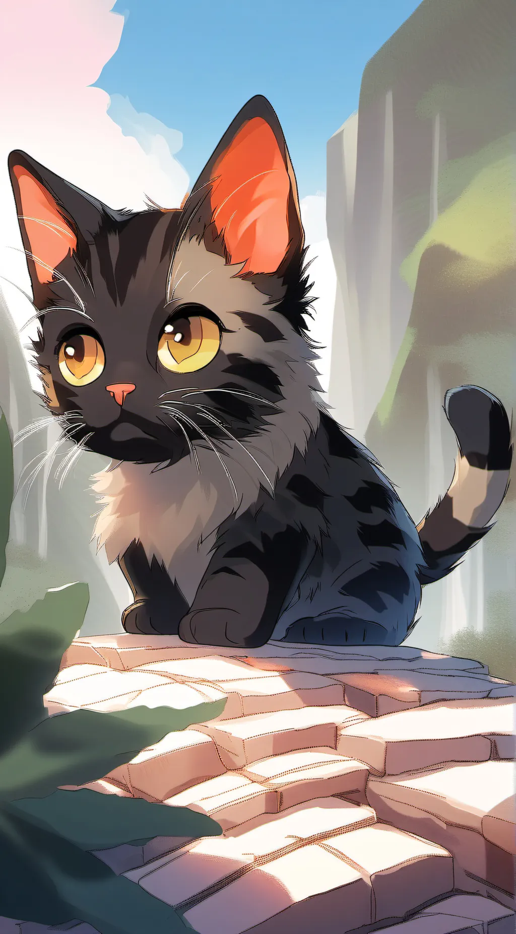 ai character: Cat co background