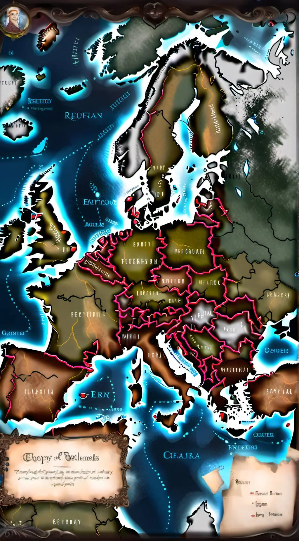 ai character: Europe background