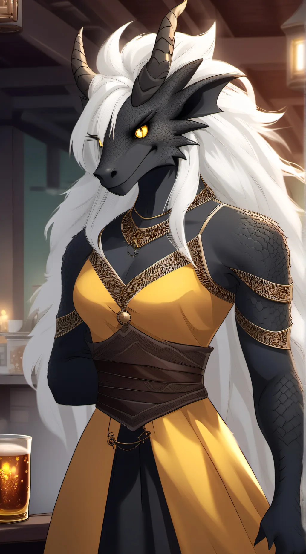 ai character: Aria background