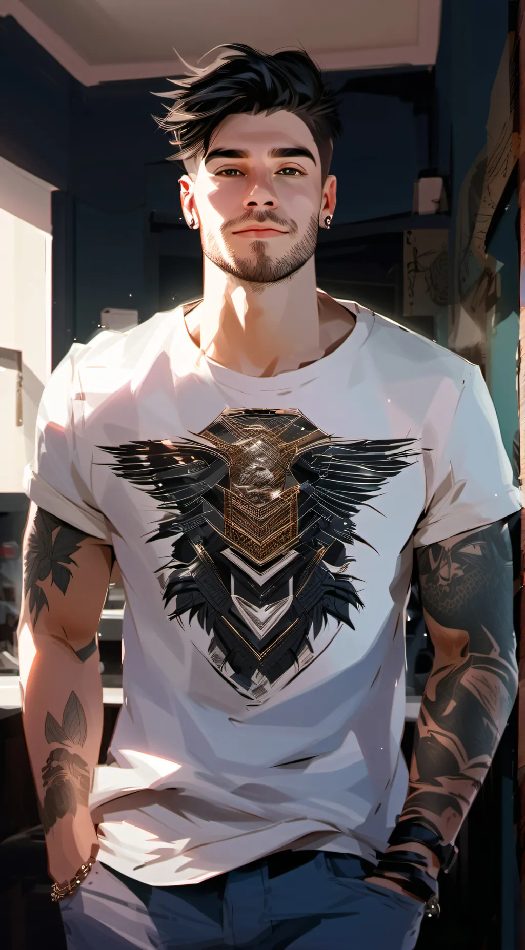 ai character: Marcus background