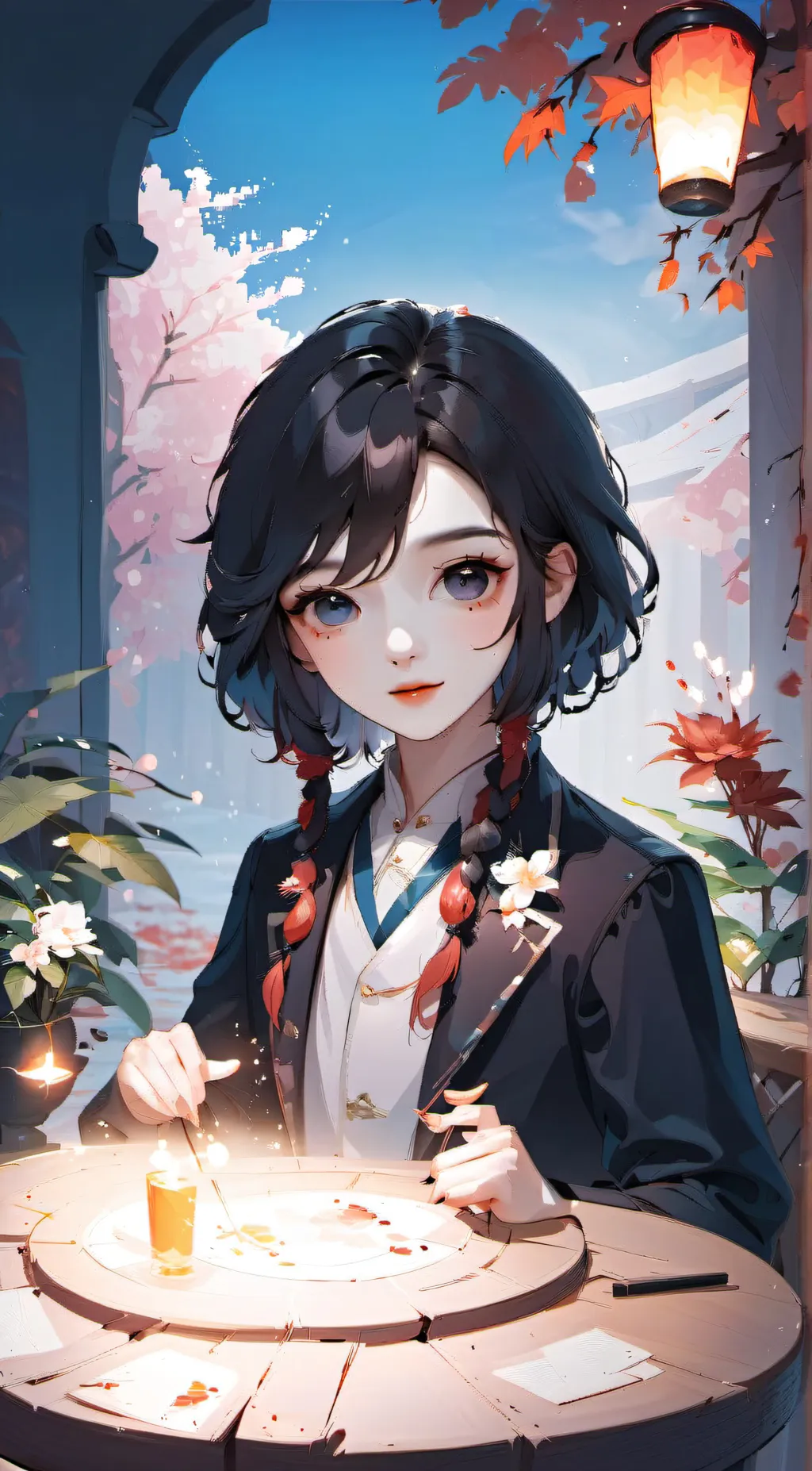 ai character: Katie  background