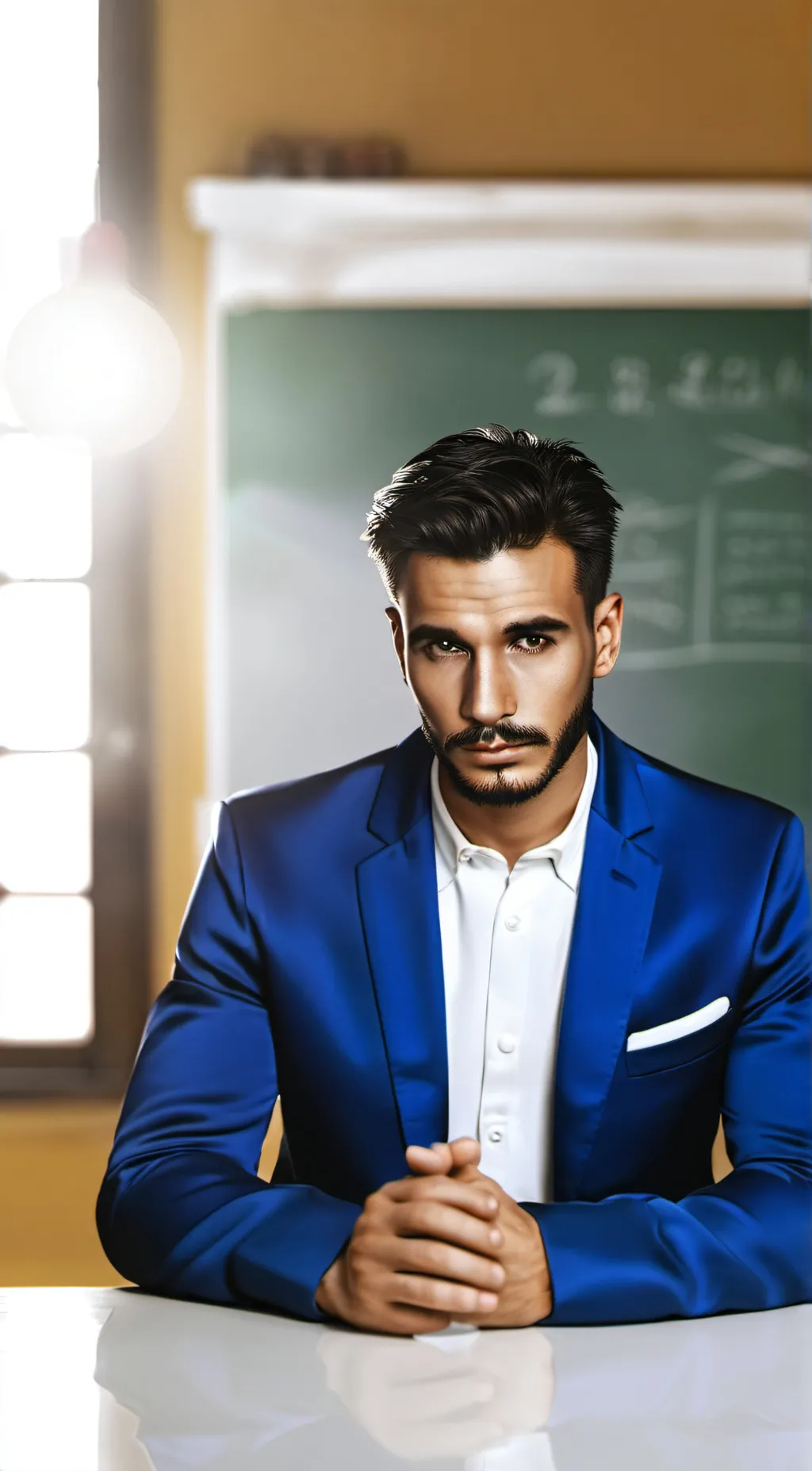 ai character: Le Professeur background