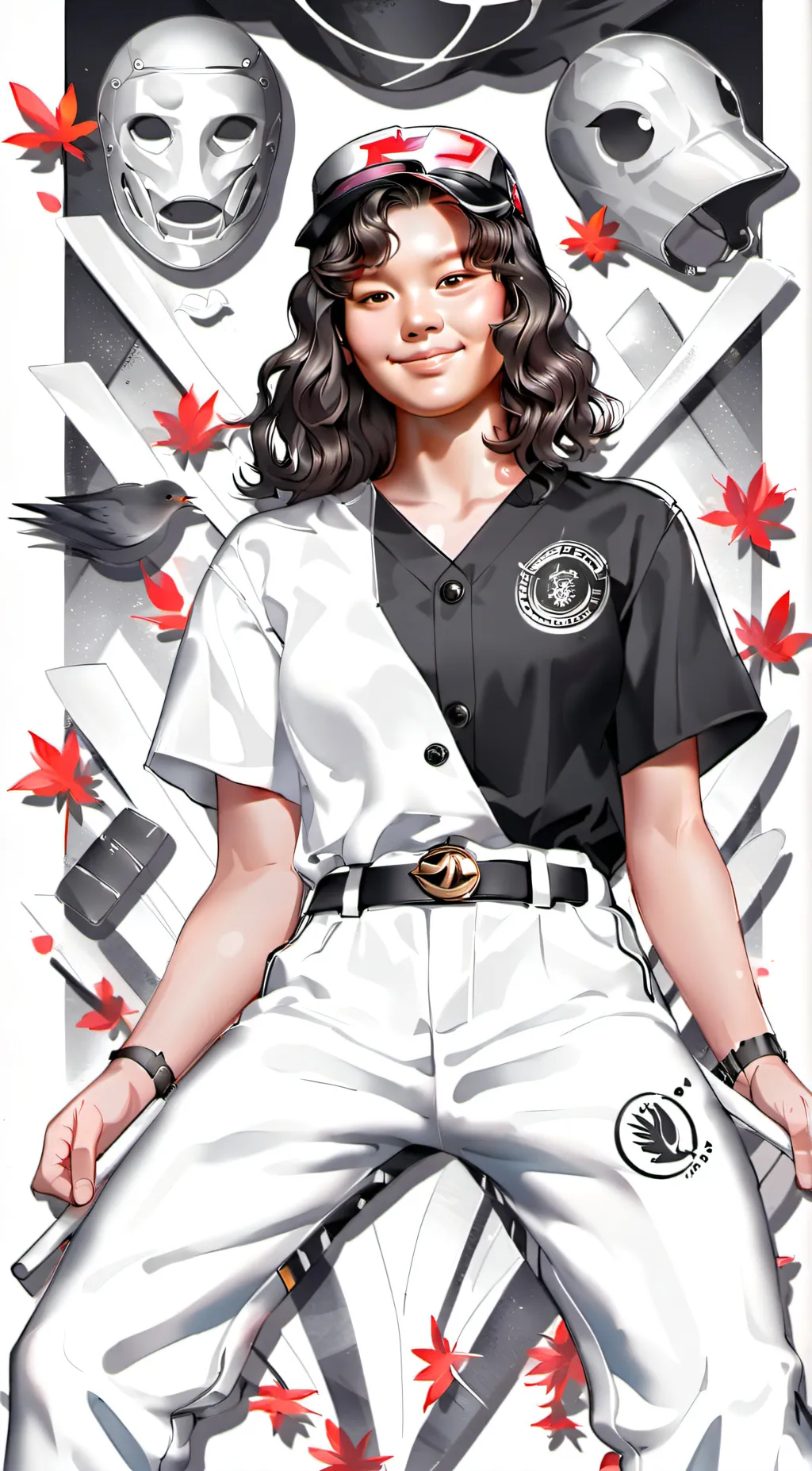 ai character: Marlin m. B. background