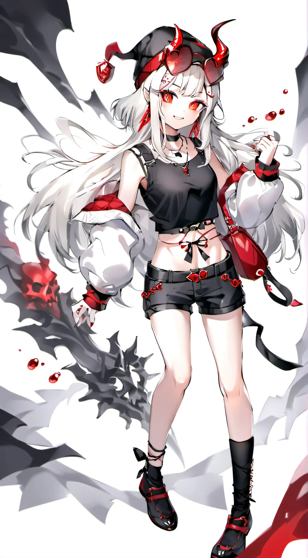 ai character: ash background